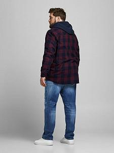 Рубашка Jack&Jones JJEGINGHAM TWILL L/S PS NOOS 12183107 Бордовый 4XL synthetic.ua - Фото 1