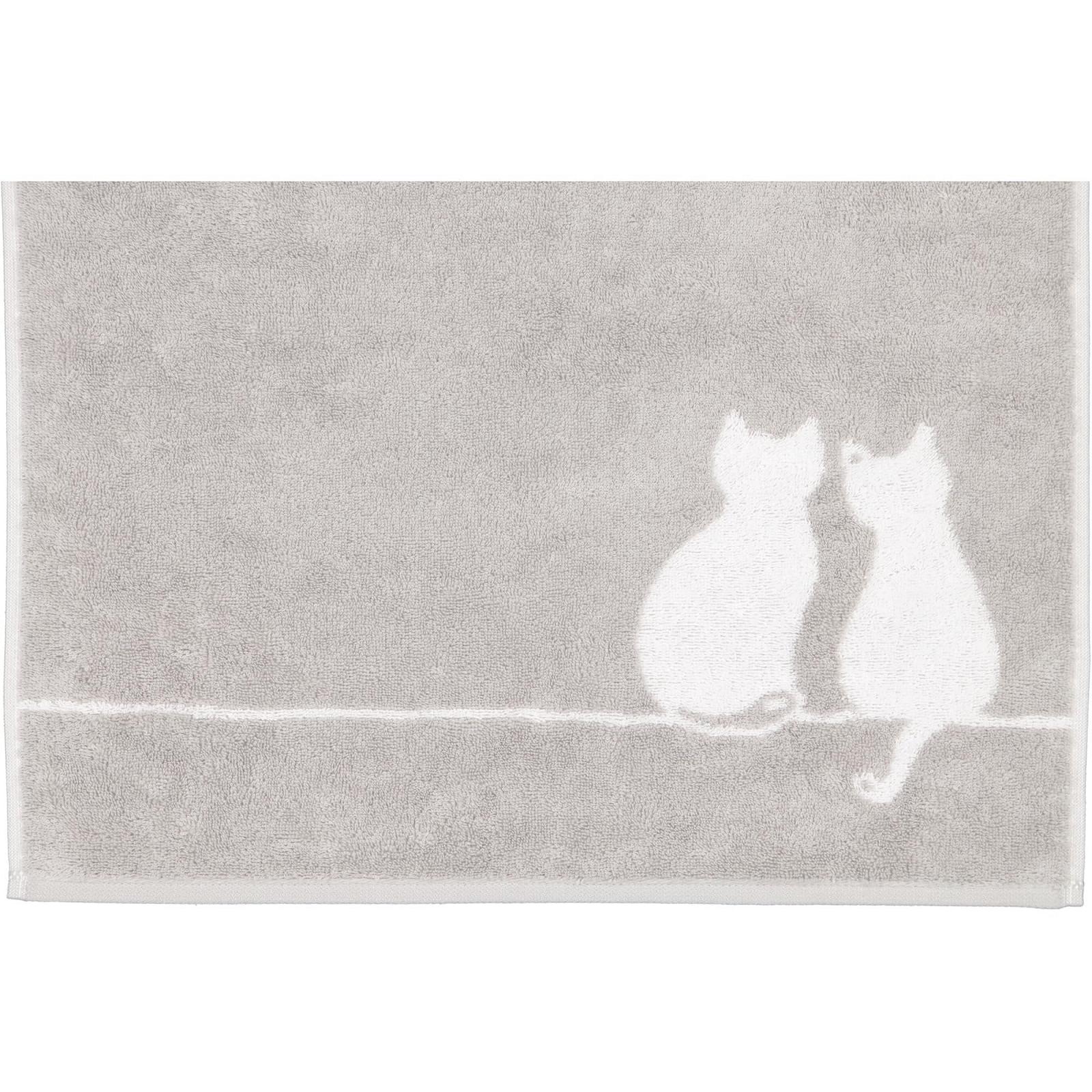 Полотенца для рук Cute Cats Edition You & Me 6263 Платиновый / Белый, фото №3