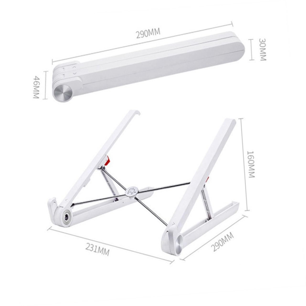 Підставка для ноутбука складана з міцного матеріалу Легка мобільна, фото №2 Підставка для ноутбука складана з міцного матеріалу Легка мобільна, фото №2