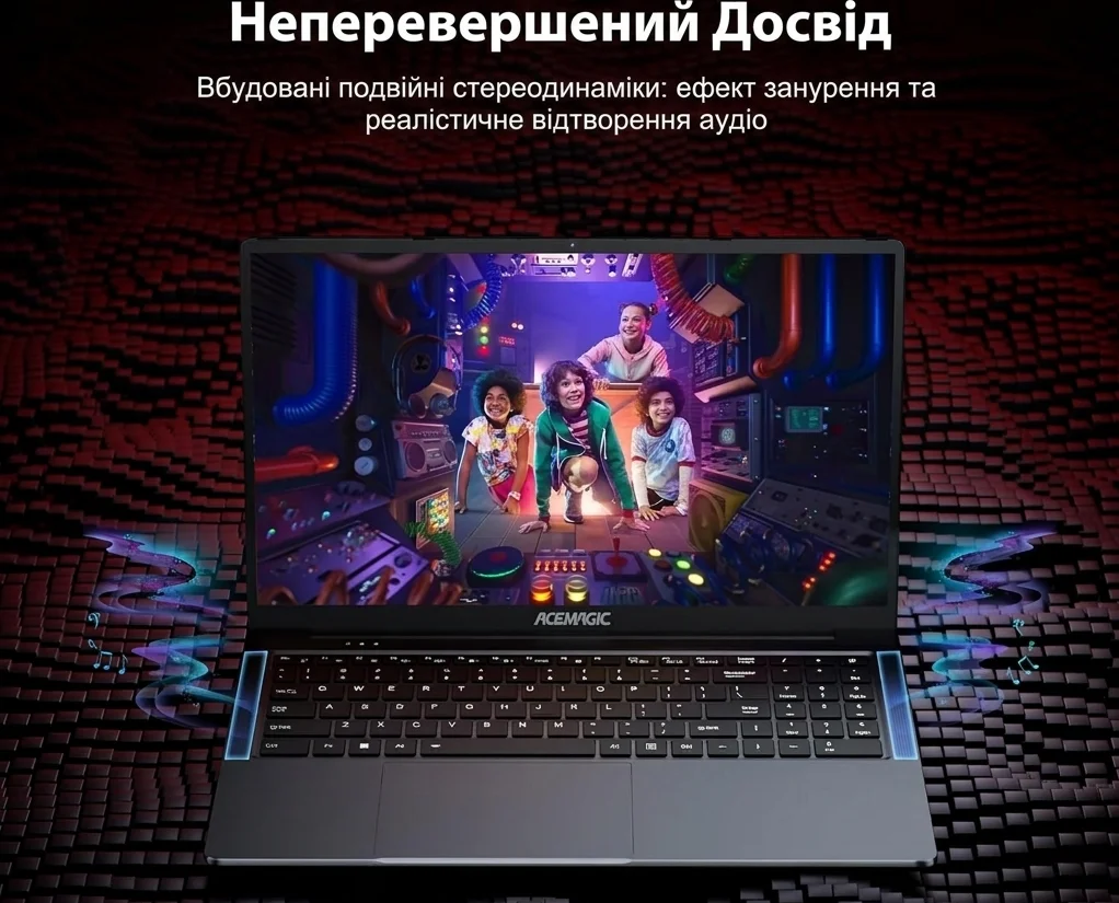 Ноутбук 16.1" ACEMAGIC AX16 Pro AMD Ryzen 7 5825U RAM 16GB SSD 512GB Windows 11 (UKR), фото №4