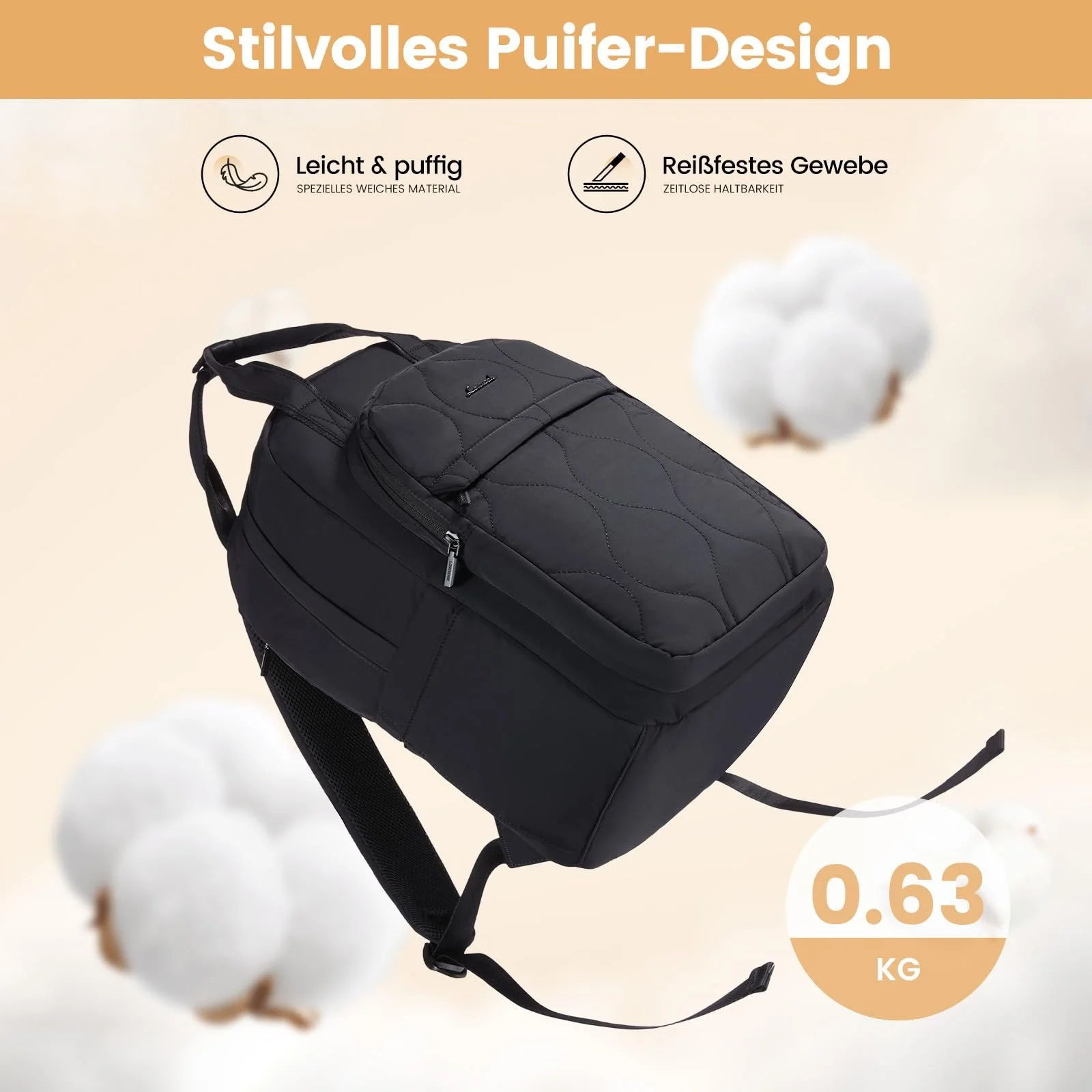 Рюкзак LOVEVOOK Puffer жіночий для ноутбука легкий великий Елегантний, фото №4 Рюкзак LOVEVOOK Puffer жіночий для ноутбука легкий великий Елегантний, фото №4