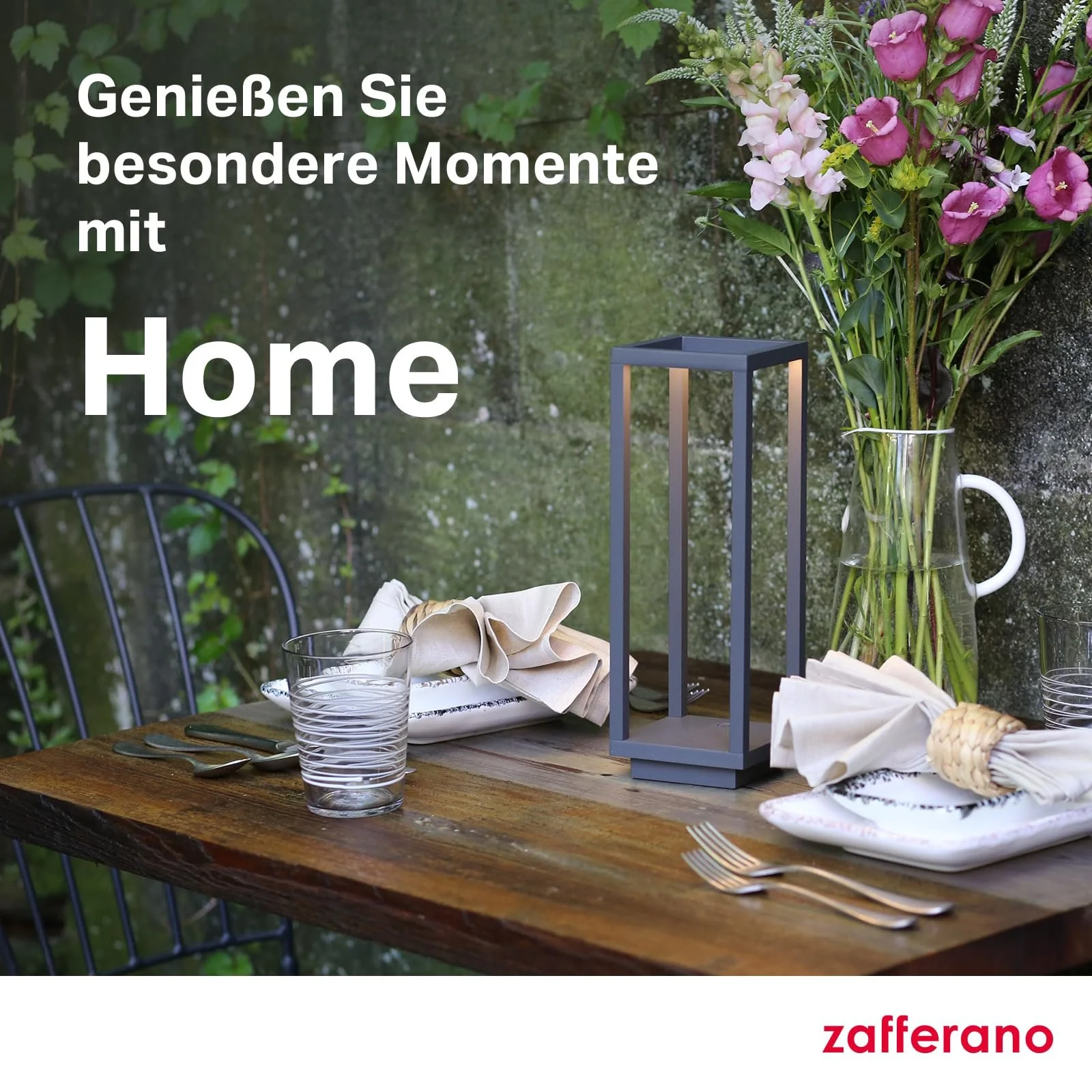 Настільна лампа Zafferano Home Pro акумуляторна бездротова сенсорне керування для приміщень та вулиці димер 3000 K висота 29,4 см біла, фото №7