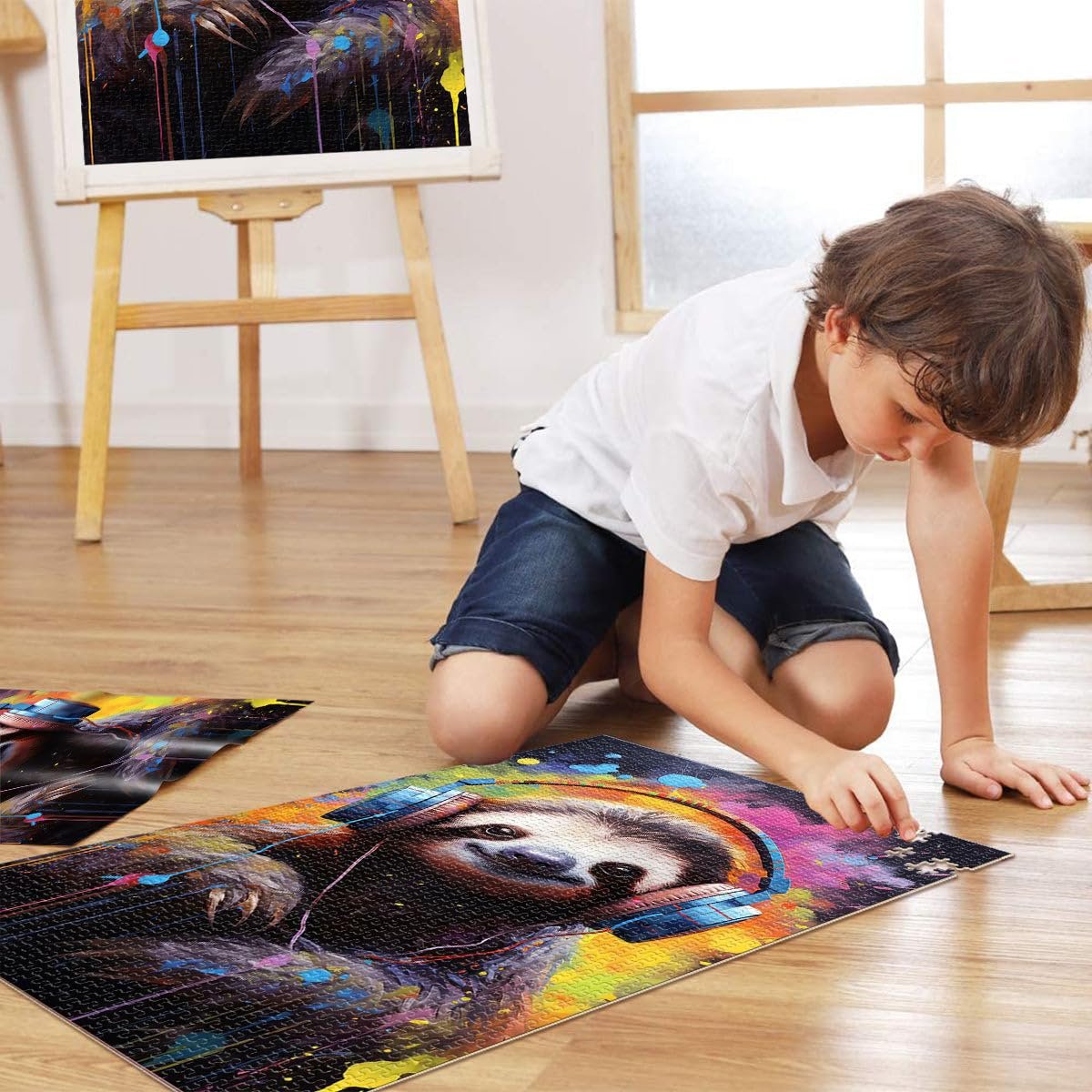 Пазл Sloth DJ 1000 элементов 38 x 26 см, фото №4 Пазл Sloth DJ 1000 элементов 38 x 26 см, фото №4