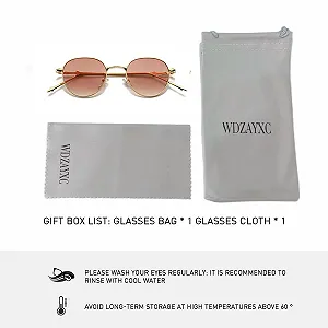 Модные круглые солнцезащитные очки для мужчин и женщин WDZAYXC, легкая металлическая оправа synthetic.ua - Фото 1