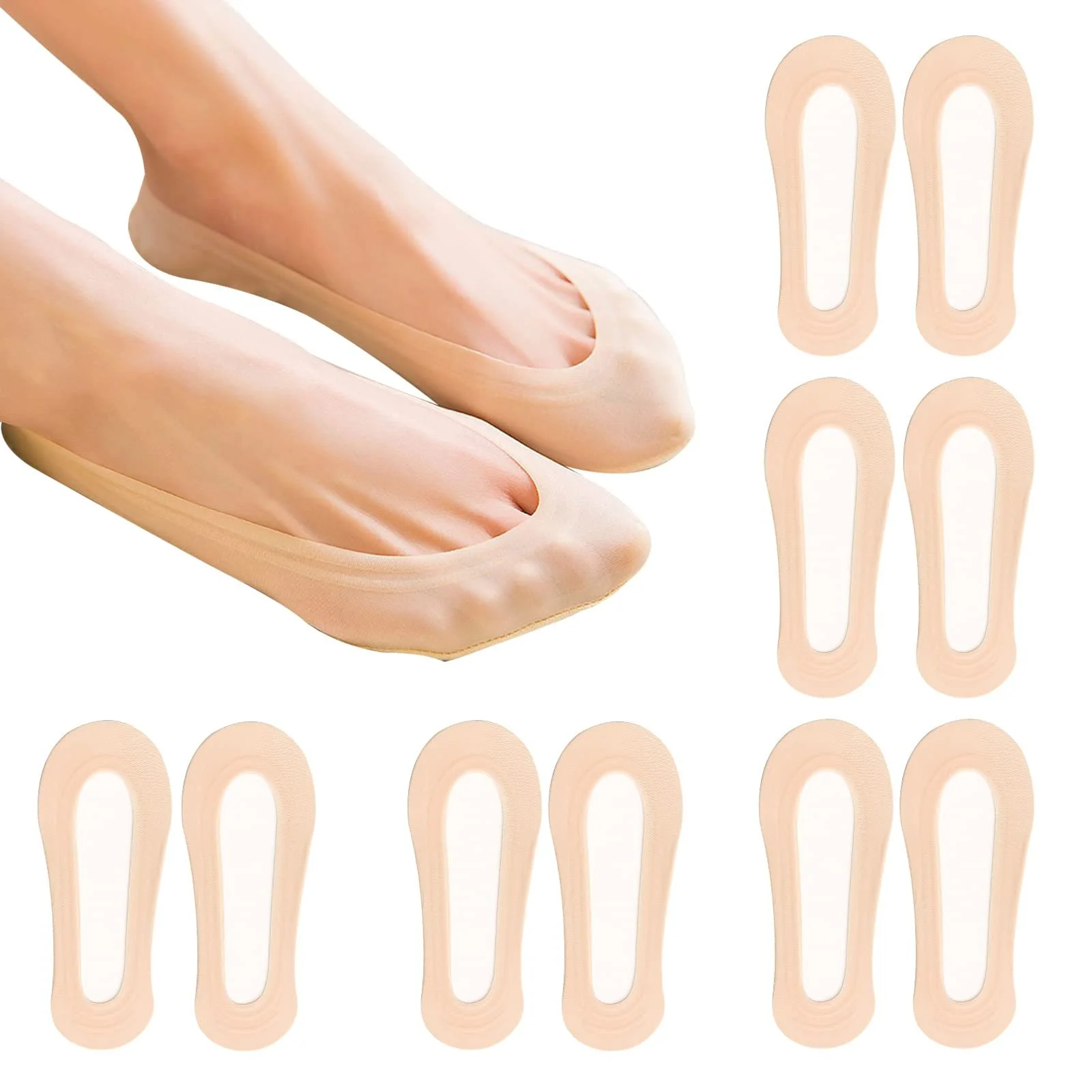 Носки-невидимки для кроссовок EU 35-39, фото №1 Носки-невидимки для кроссовок EU 35-39, фото №1