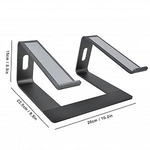 Подставка для ноутбука регулируемая, алюминиевый сплав, настольный держатель для ноутбука, портативная настольная подставка для книг, охлаждающая подставка synthetic.ua - Фото 1