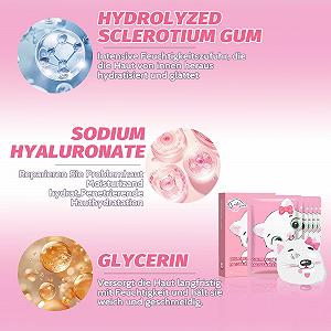 Тканинна маска Altherona Зволожуюча для обличчя Жіноча з дизайном тварин 5 шт synthetic.ua - Фото 1