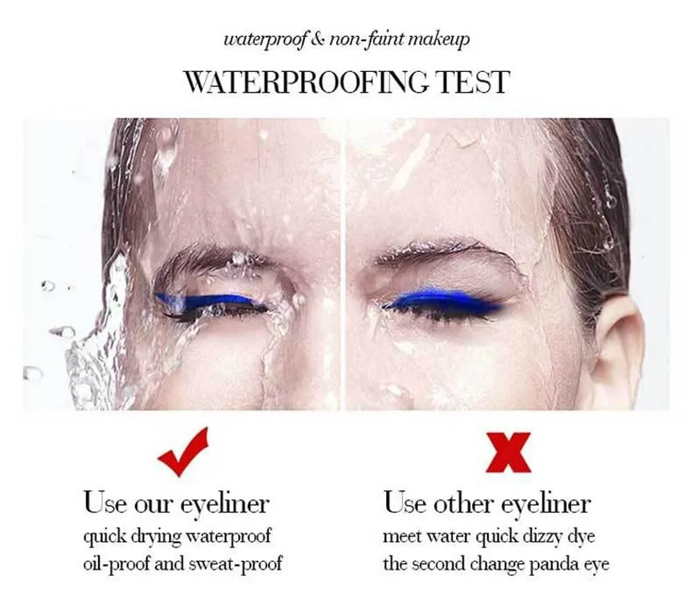 Підводка для очей Кольорова Професійна Рідка (2), фото №7