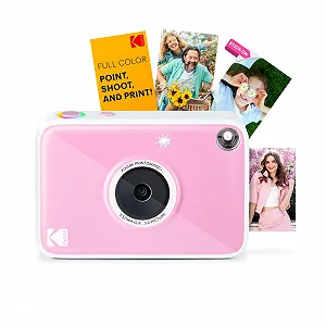 Цифровая фотокамера мгновенной печати Kodak Printomatic+ Zink 10MP RGB LED Pink - Фото 1