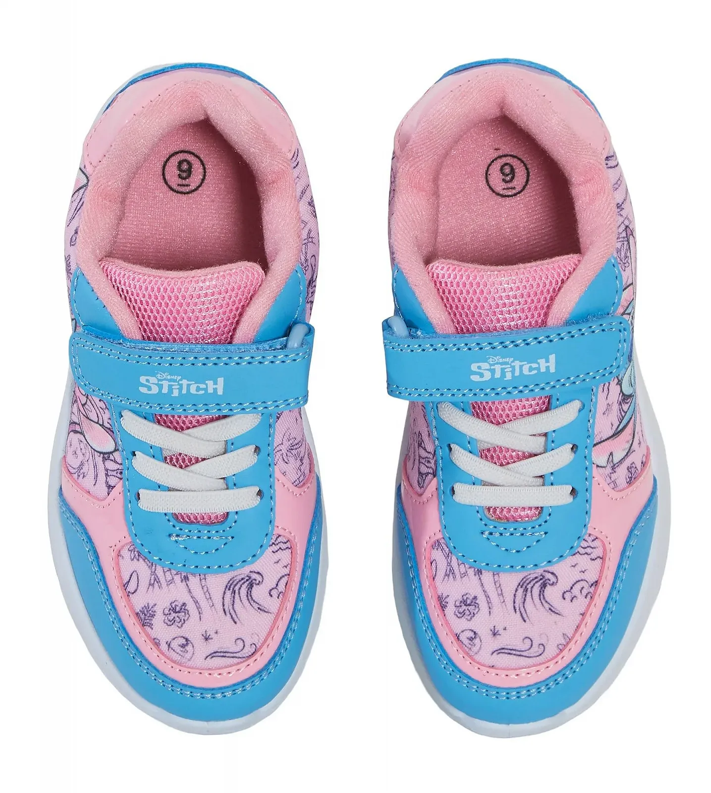 Кроссовки Disney Stitch для девочек Angel, повседневные, на липучках, для бега, спортивные, фото №7