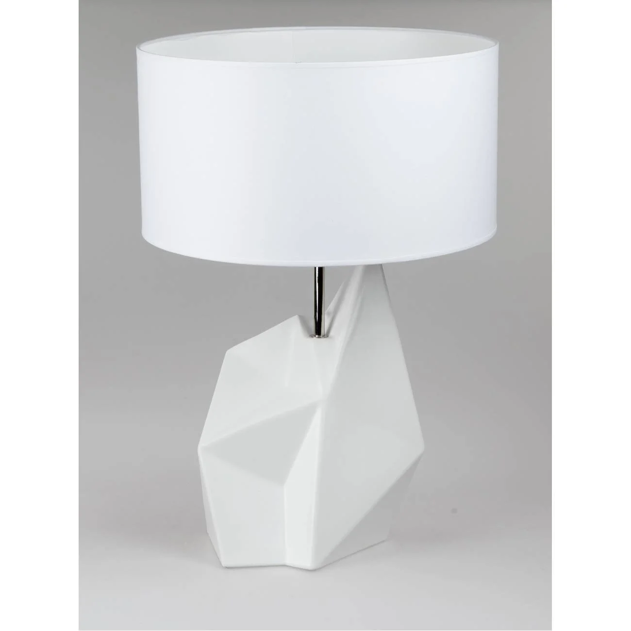 Настільна лампа formano Edge 62 см керамічна Матовий білий, фото №1