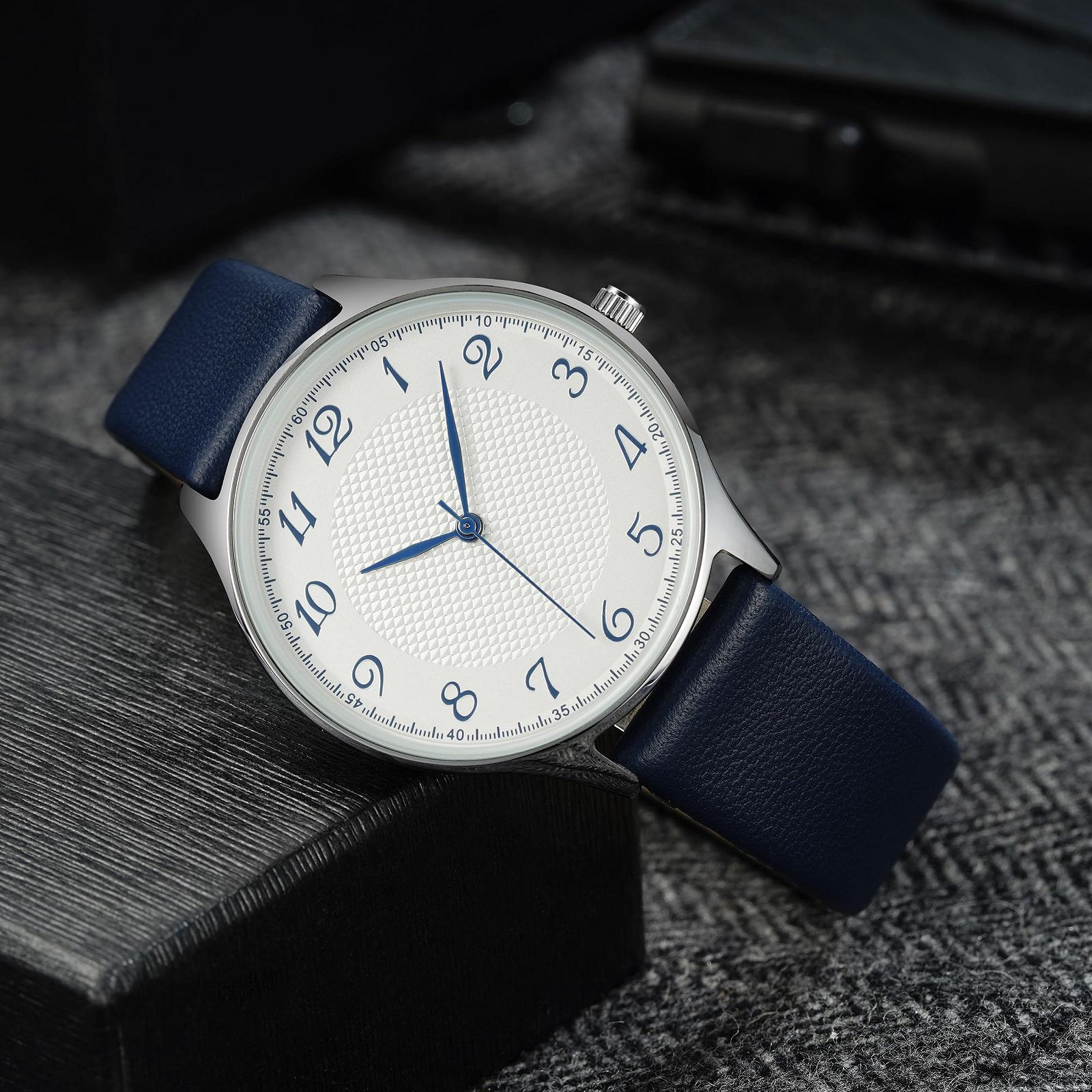 Годинник Чоловічий CIVO Аналоговий Водонепроникний Класичний Бізнес Синій, фото №2