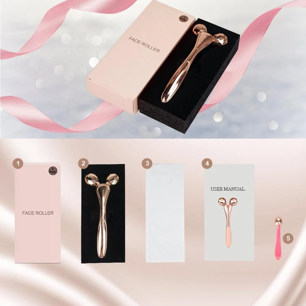 3D Роликовий масажер для обличчя, Масажер для очей, фото №8