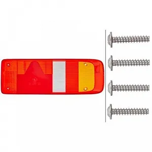 Рассеиватель заднего фонаря HELLA 9EL 340 829-011 для DAF SCANIA CLAAS DEMAG TEREX synthetic.ua - Фото 1