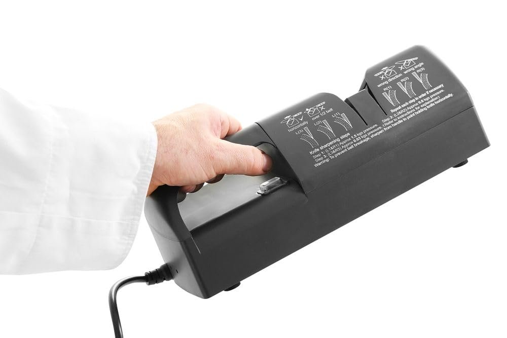 Точилка для ножів HENDI Електрична ABS-пластик, фото №3 Точилка для ножів HENDI Електрична ABS-пластик, фото №3