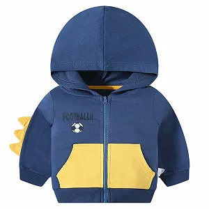 Детский Пуловер Толстовки для мальчиков Детская Мультяшная 3D Печать Куртка с капюшоном на молнии Для Зимы Повседневная Верхняя одежда Свитеры для мальчиков - Фото 1