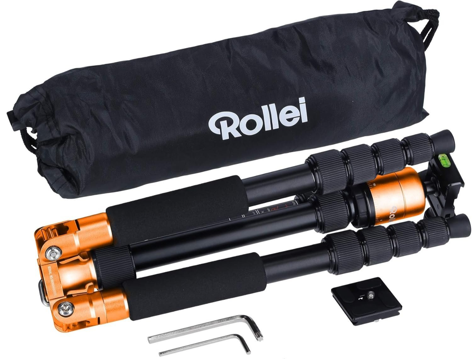 Штатив Rollei Compact Traveler Star S1 / 140 см / 5 кг / Помаранчевий, фото №8