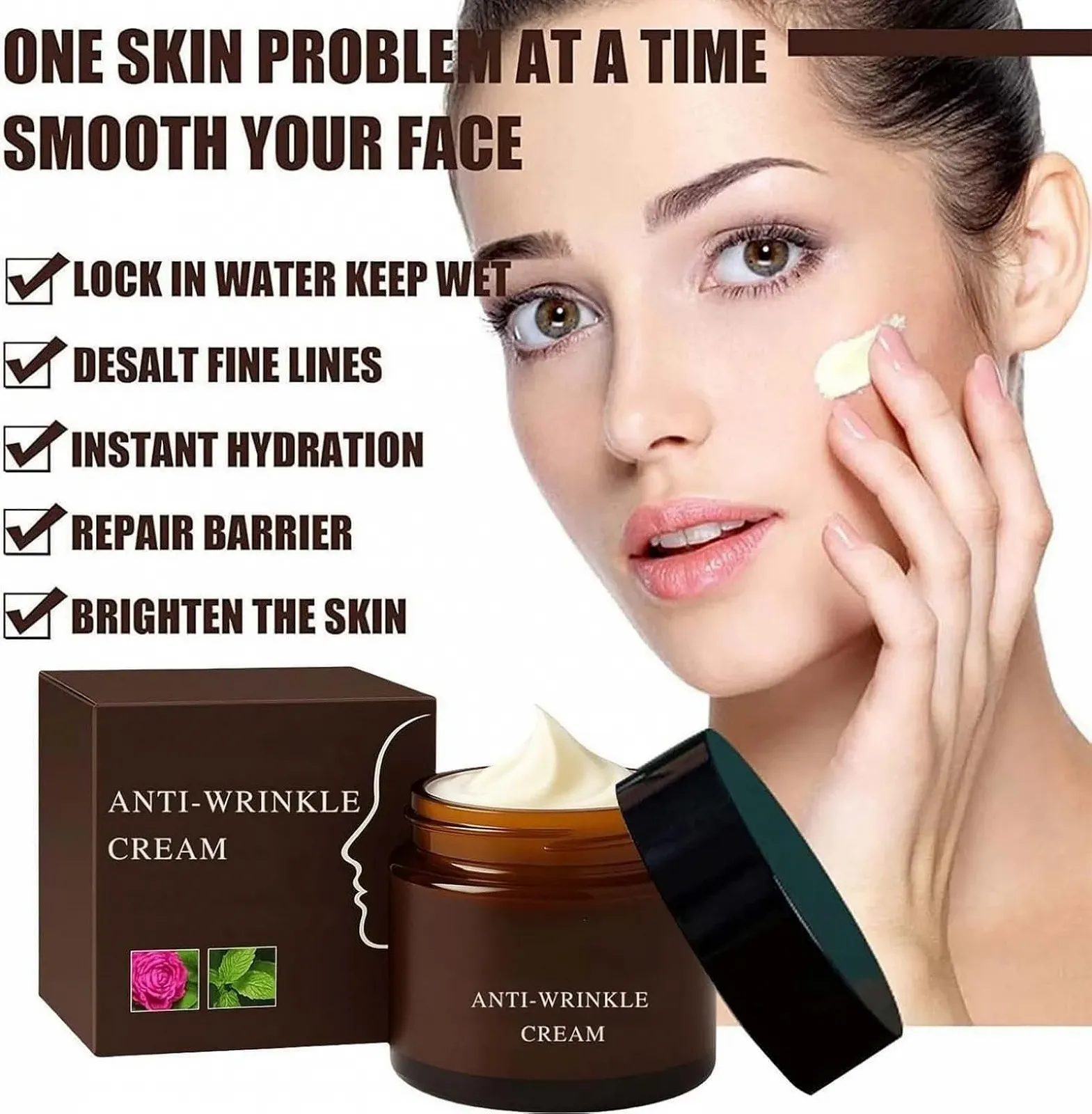 Денний крем Retinol Anti-Ageing Moisturiser Anti-Wrinkle для обличчя проти зморшок для всіх типів шкіри 1 шт, фото №5