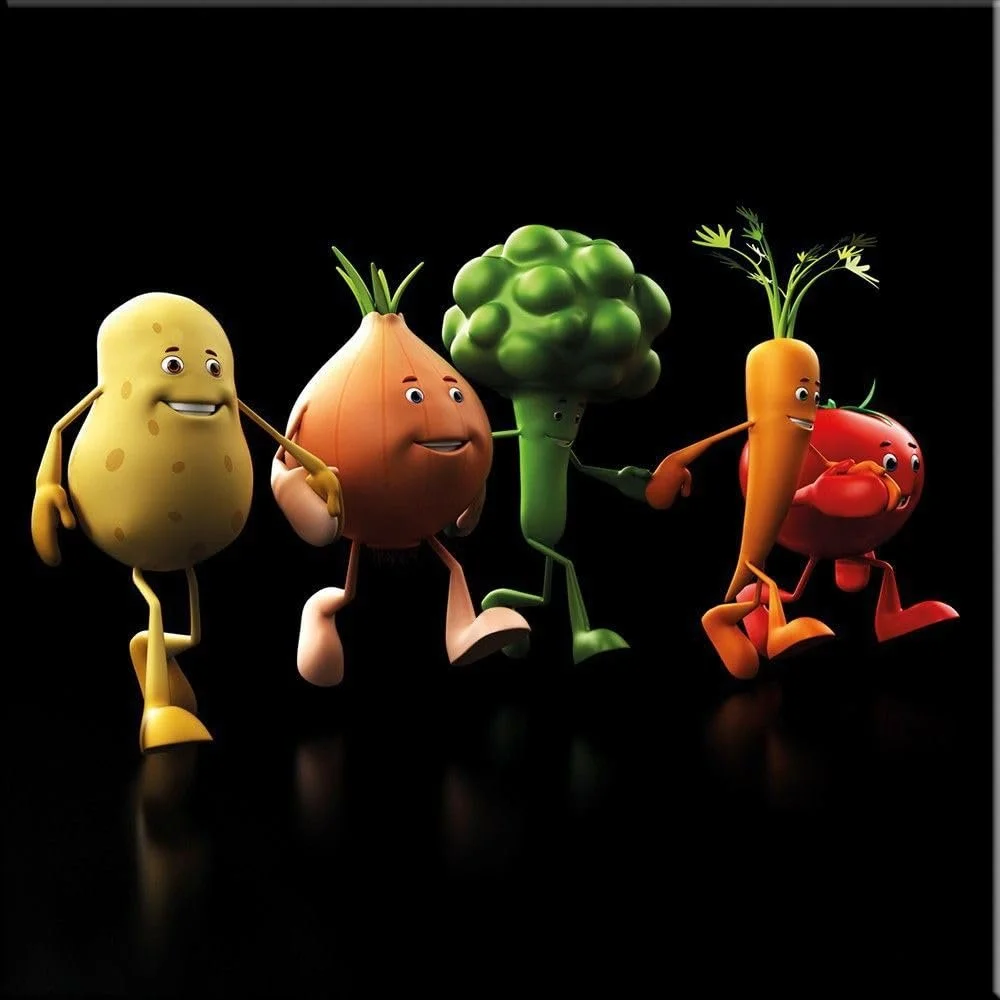 Картина на склі Artissimo AG2057A Kitchen Party I 30 x 30 см Овочі та фрукти, фото №1 Картина на склі Artissimo AG2057A Kitchen Party I 30 x 30 см Овочі та фрукти, фото №1