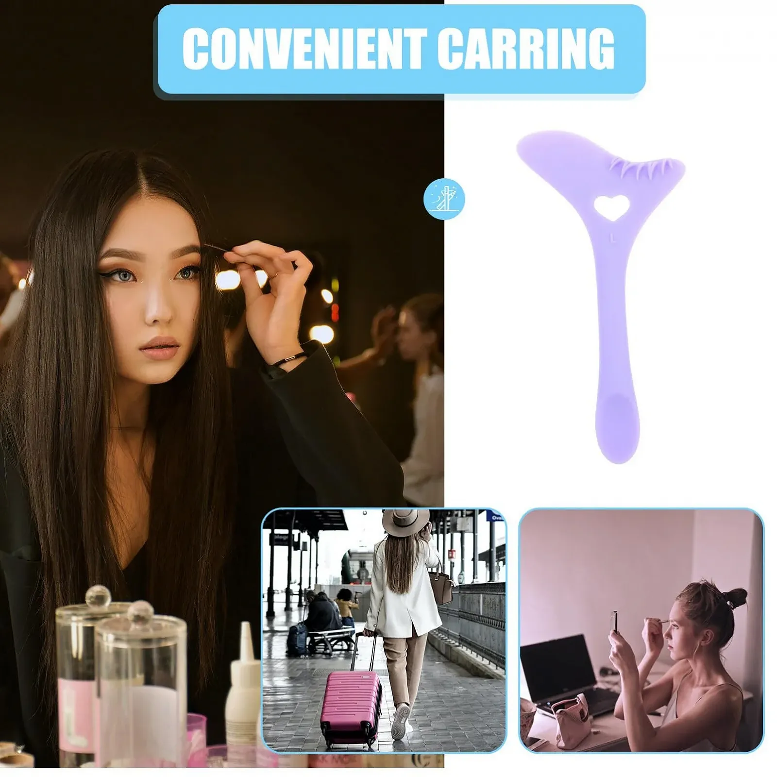 Аплікатор для захисту макіяжу для вій FOMIYES Силіконовий, фото №4