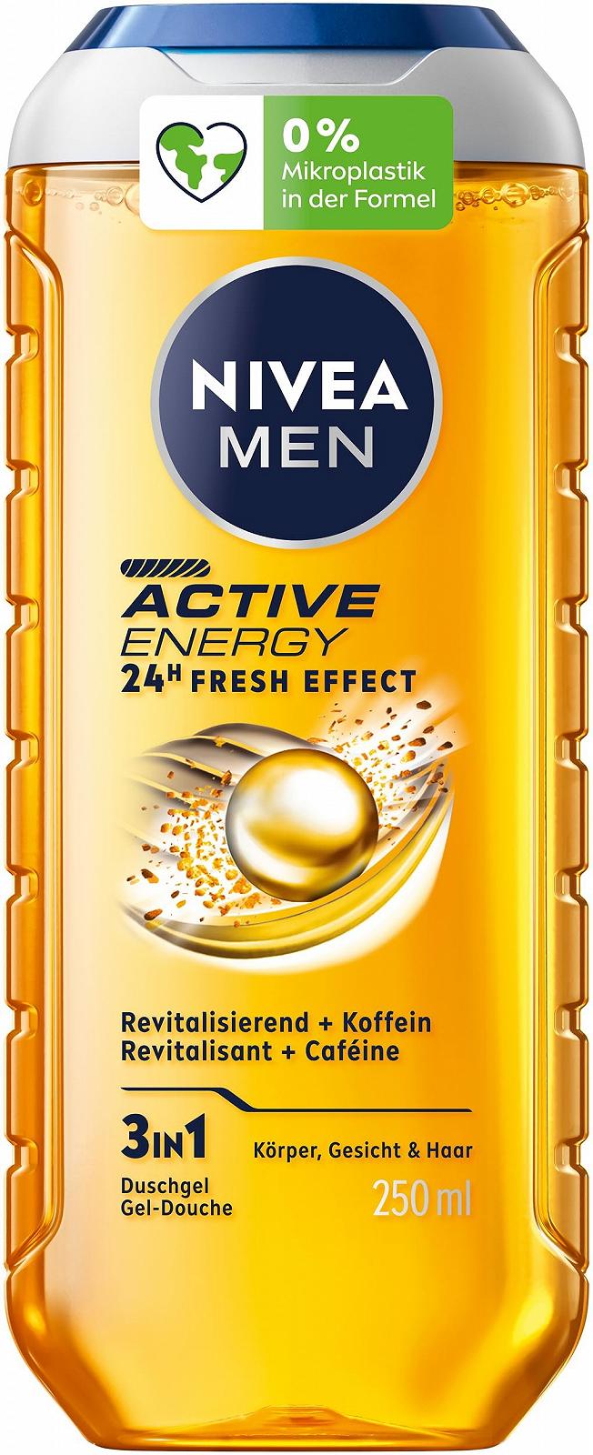 Гель для душа NIVEA MEN Active Energy pH-нейтральный 250 мл, фото №1
