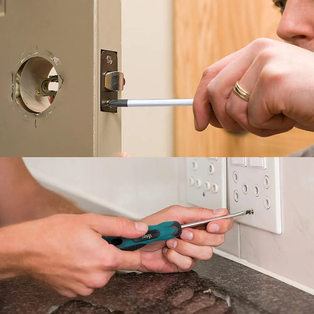 Набір викруток 11 шт. Cr-V сталь магнітний наконечник з сумкою, фото №6