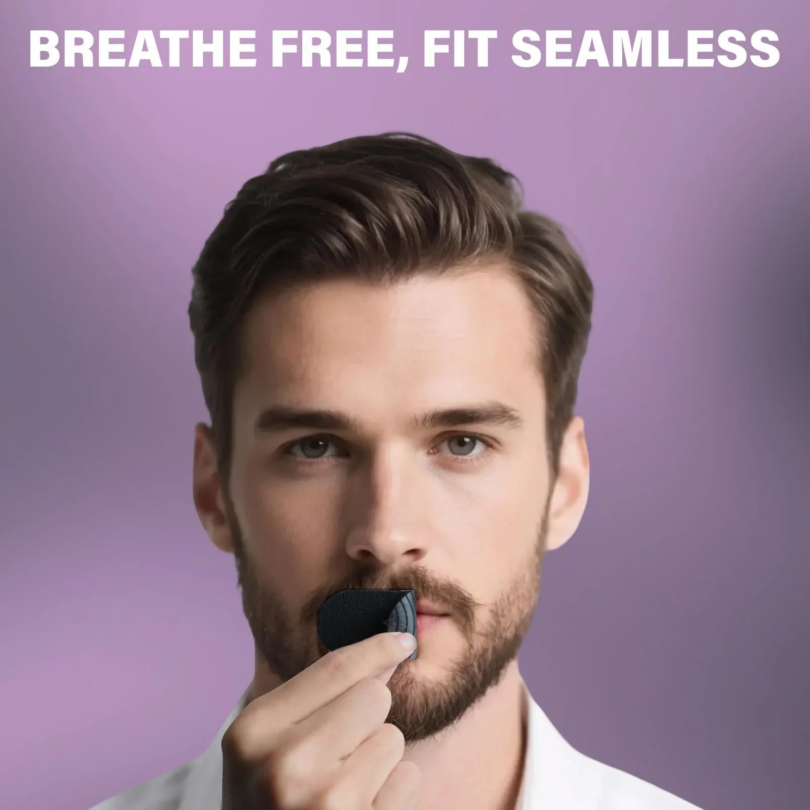 Стрічка для рота для сну, Скажіть «ні» хропінню та сухості в роті з 40 нано матеріалами вночі, фото №4