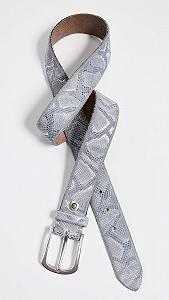 Кожаный ремень b.belt, черный и металлический серебристый synthetic.ua - Фото 1
