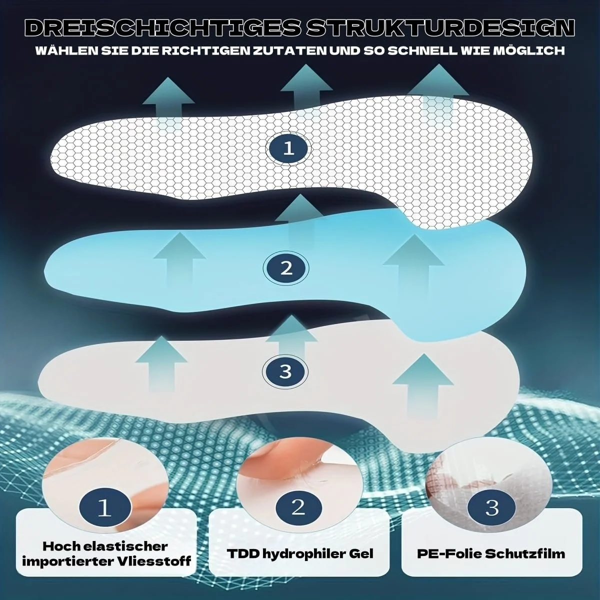 Пластирі від носогубних зморшок Reusable Silicone Patches з колагеном та гіалуроновою кислотою - 5 пар, фото №3