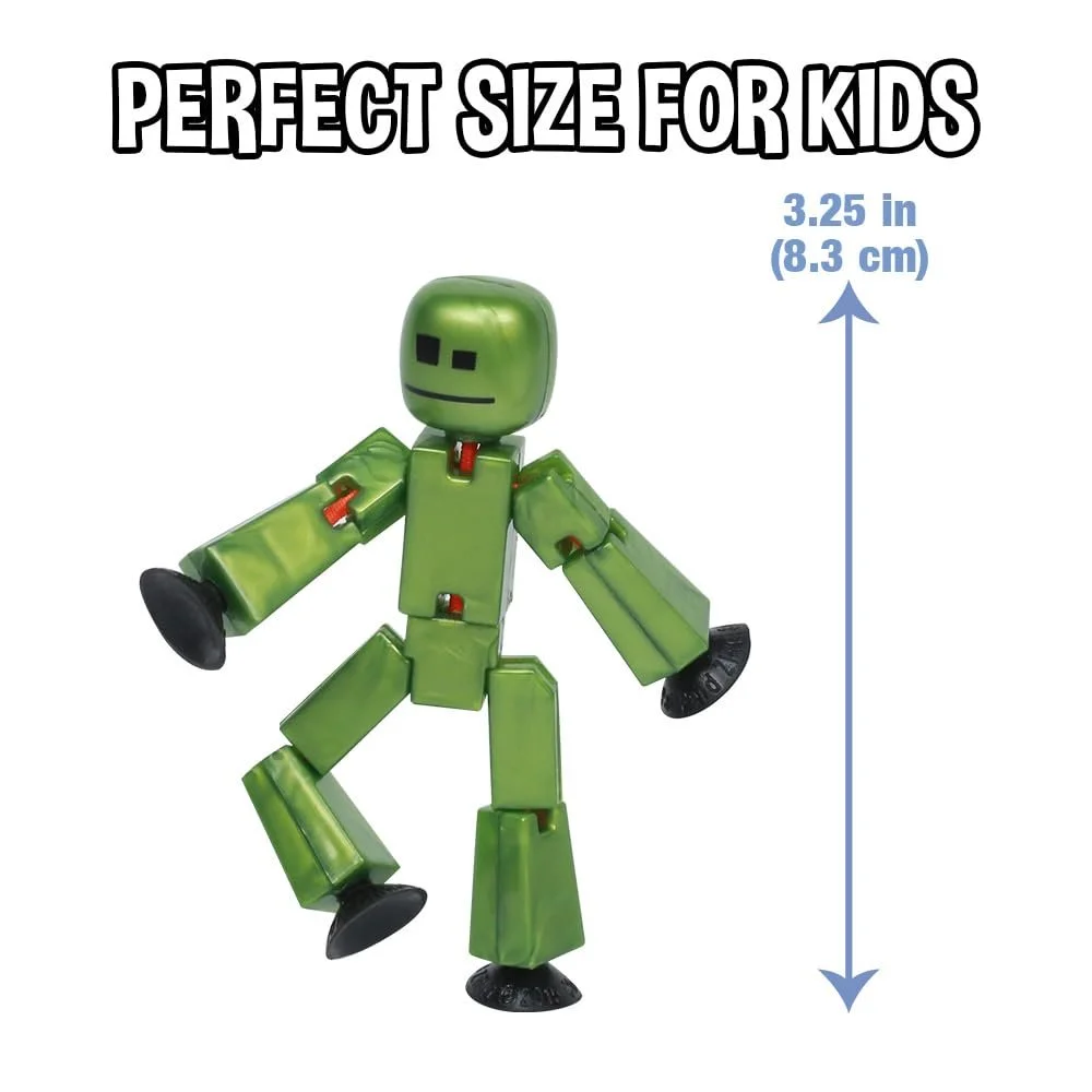 Набір фігурок Zing StikBot Dual Pack Metal Aubergine and Metallic Olive 2 шт., фото №3