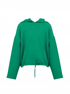 Толстовка LTB Jeans Henozo для дівчат, розмір 152 см, зелена - Фото 1