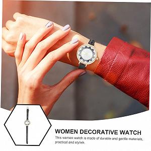 Кварцевые часы LIFKOME Женские часы Классические часы с браслетом Черный synthetic.ua - Фото 1