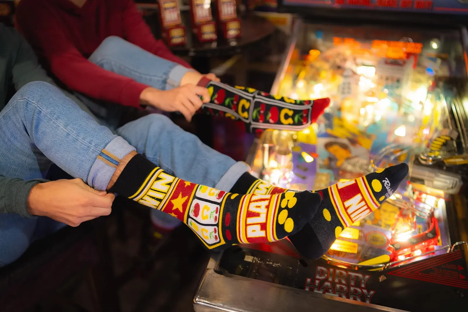 Шкарпетки Rainbow Socks Slot Machine Socks (Однорукий бандит) - 2 пари, фото №8 Шкарпетки Rainbow Socks Slot Machine Socks (Однорукий бандит) - 2 пари, фото №8