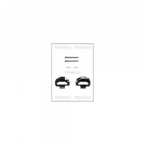 Комплект аксесуарів, дискові гальмівні колодки TRISCAN 8105 101575 задня вісь - Фото 1