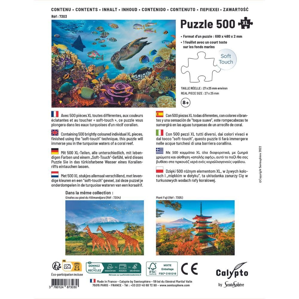 Пазл Calypto Coral Reef Soft Touch XL 500 елементів (3907350), фото №5