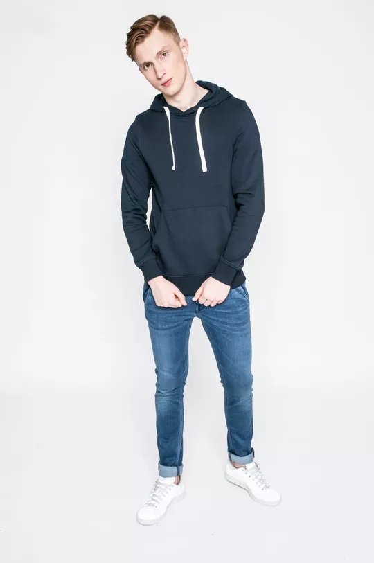 Худі PKTGMS BASIC HOOD SWEAT 12131173-Navy Blazer Jack&Jones Темно-синій M, фото №3