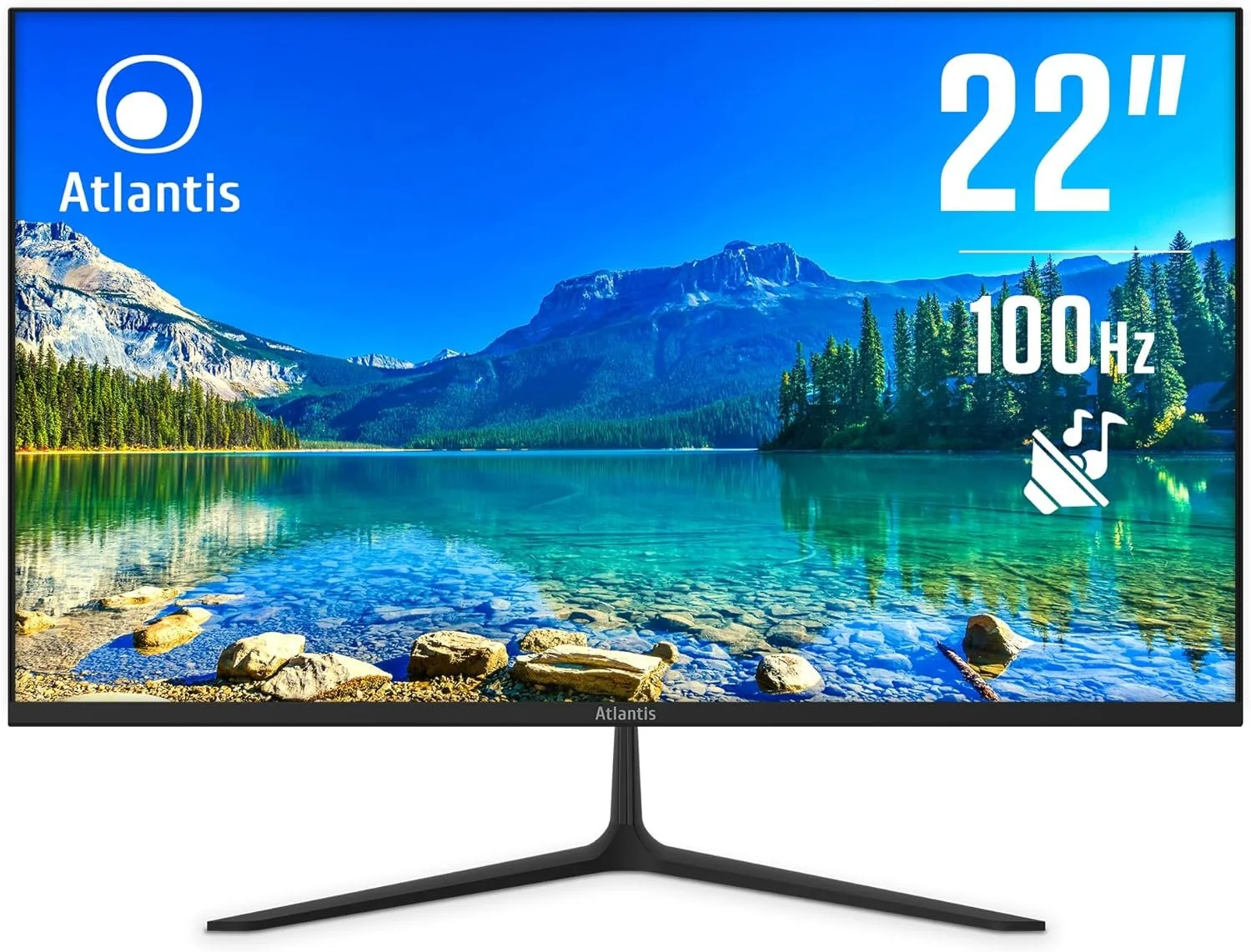 Монітор 22" Atlantis A05-HE22VF-VHM Full HD VA 100 Гц, фото №1 Монітор 22" Atlantis A05-HE22VF-VHM Full HD VA 100 Гц, фото №1