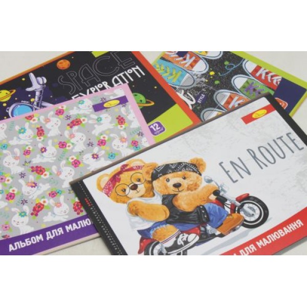 Альбом для рисования 12 листов микс, фото №2