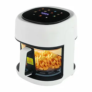 Мультипіч Smart Airfryer 1350W 3.3L з сенсорним екраном таймером та регулюванням температури 80-190°C Біла - Фото 1