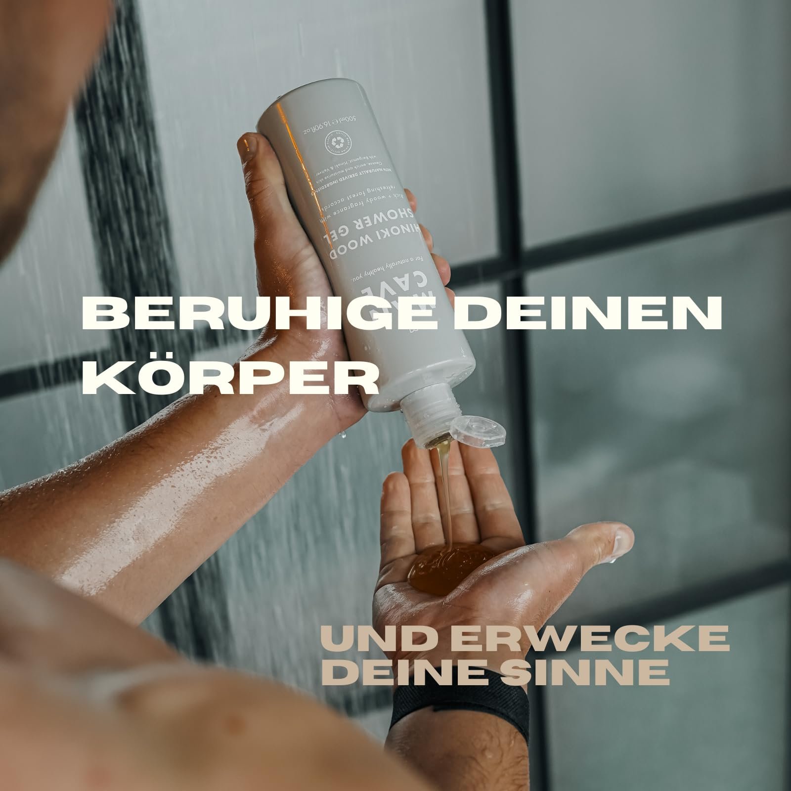 Гель для душу ManCave Hinoki Wood чоловічий 500 мл, фото №2 Гель для душу ManCave Hinoki Wood чоловічий 500 мл, фото №2