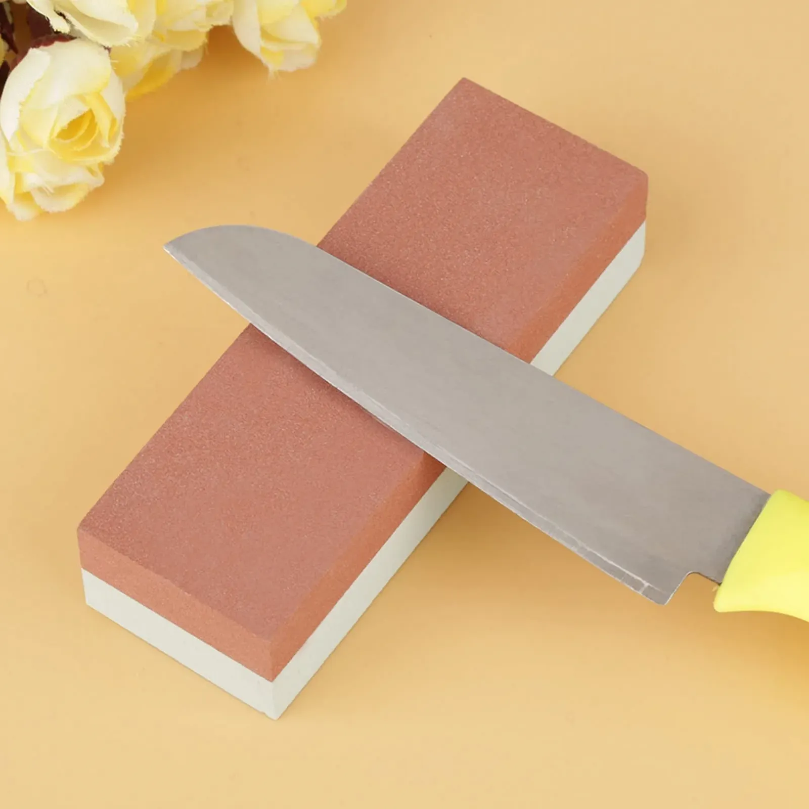 Точильний камінь двосторонній корундовий 400 & 1500 Grit Green & Red, фото №5 Точильний камінь двосторонній корундовий 400 & 1500 Grit Green & Red, фото №5