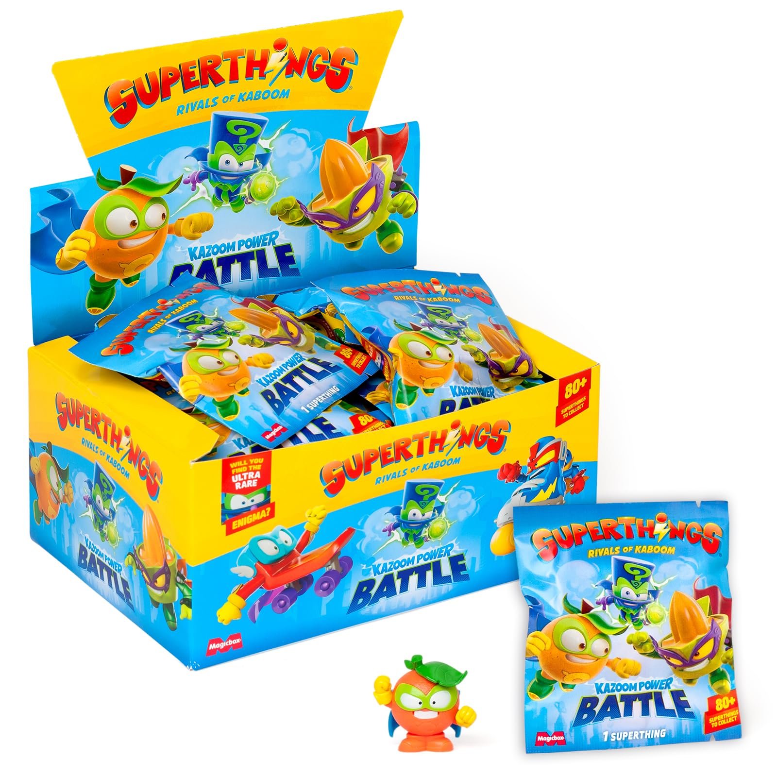 Фігурки Superthings KAZOOM Power Battle - One Pack - Коробка з 25 колекційних фігурок, в кожній упаковці 1 сюрприз SuperThing та 1 контрольний список, фото №1