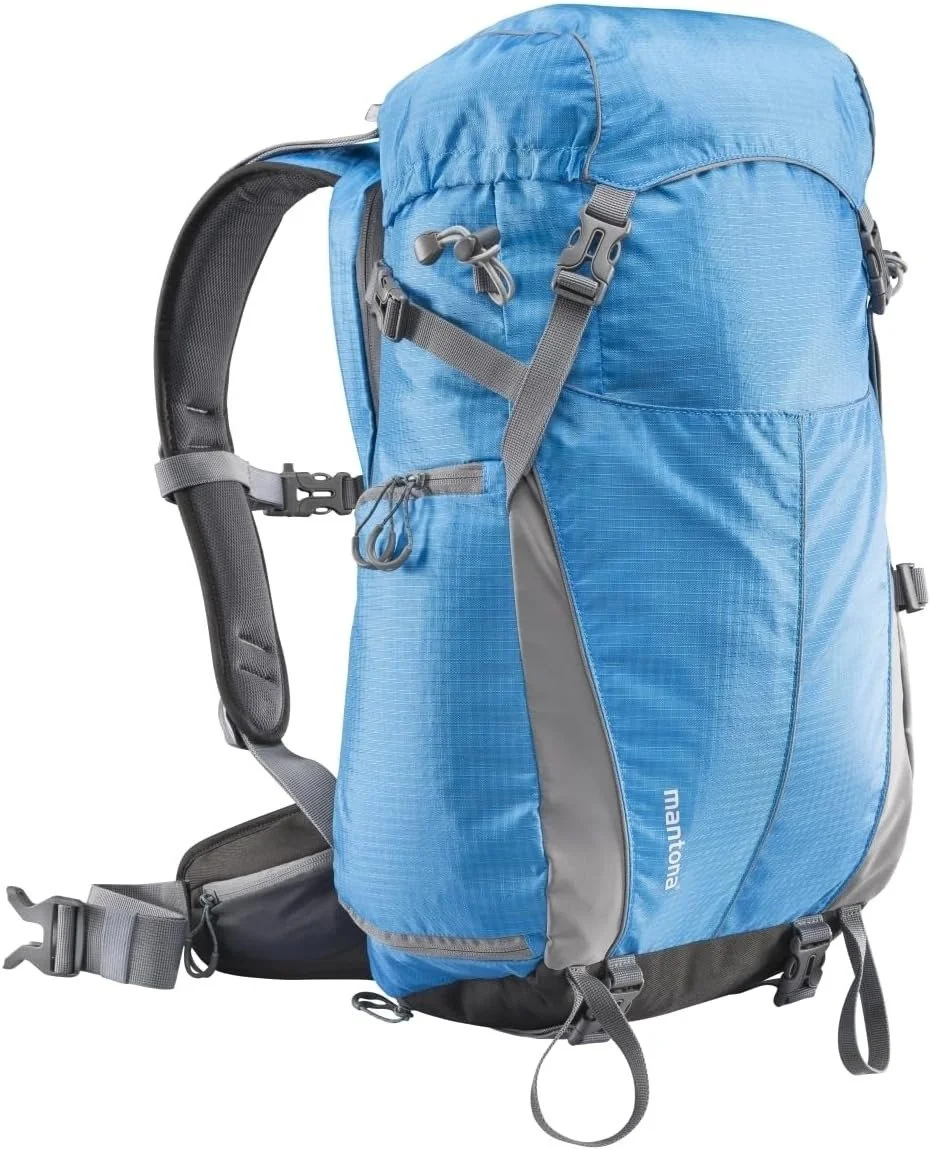 Рюкзак Mantona 20057 23 x 21 x 11,5 см Сірий-блакитний, фото №1 Рюкзак Mantona 20057 23 x 21 x 11,5 см Сірий-блакитний, фото №1