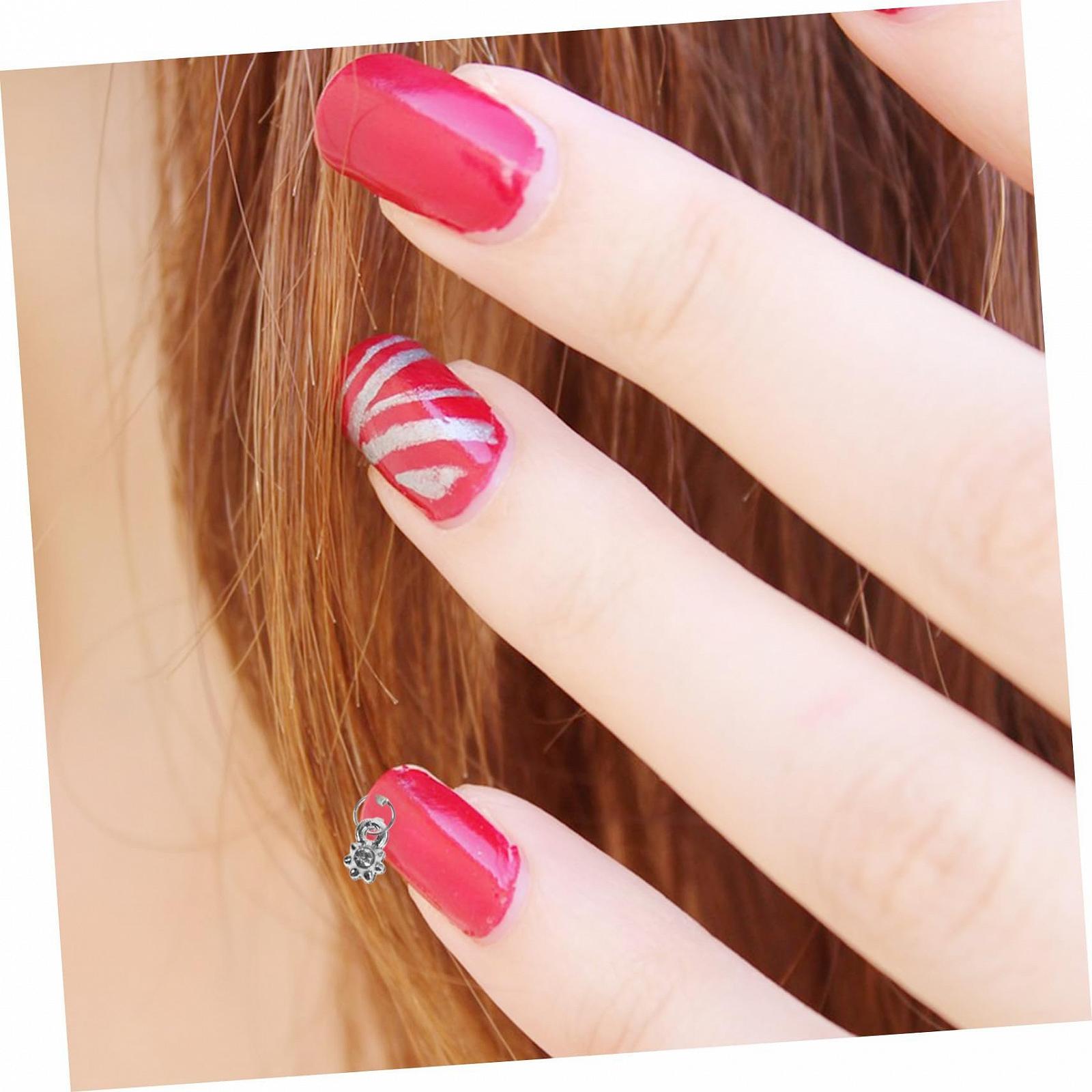 Підвіски для нігтів LIFKOME Сріблястий,, фото №5