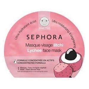 Маска для лица SEPHORA Collection Личи Увлажняющая и Осветляющая - Фото 1