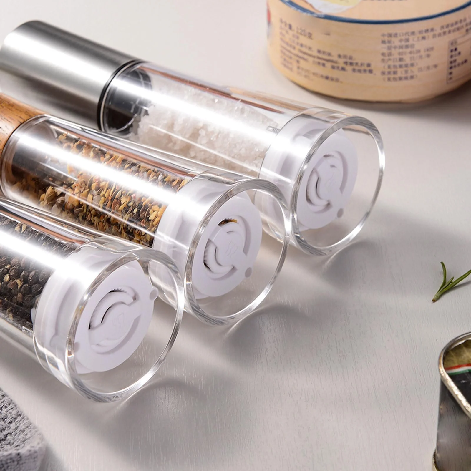 Ручна Млин Регульована 2 шт. Керамічний, фото №8