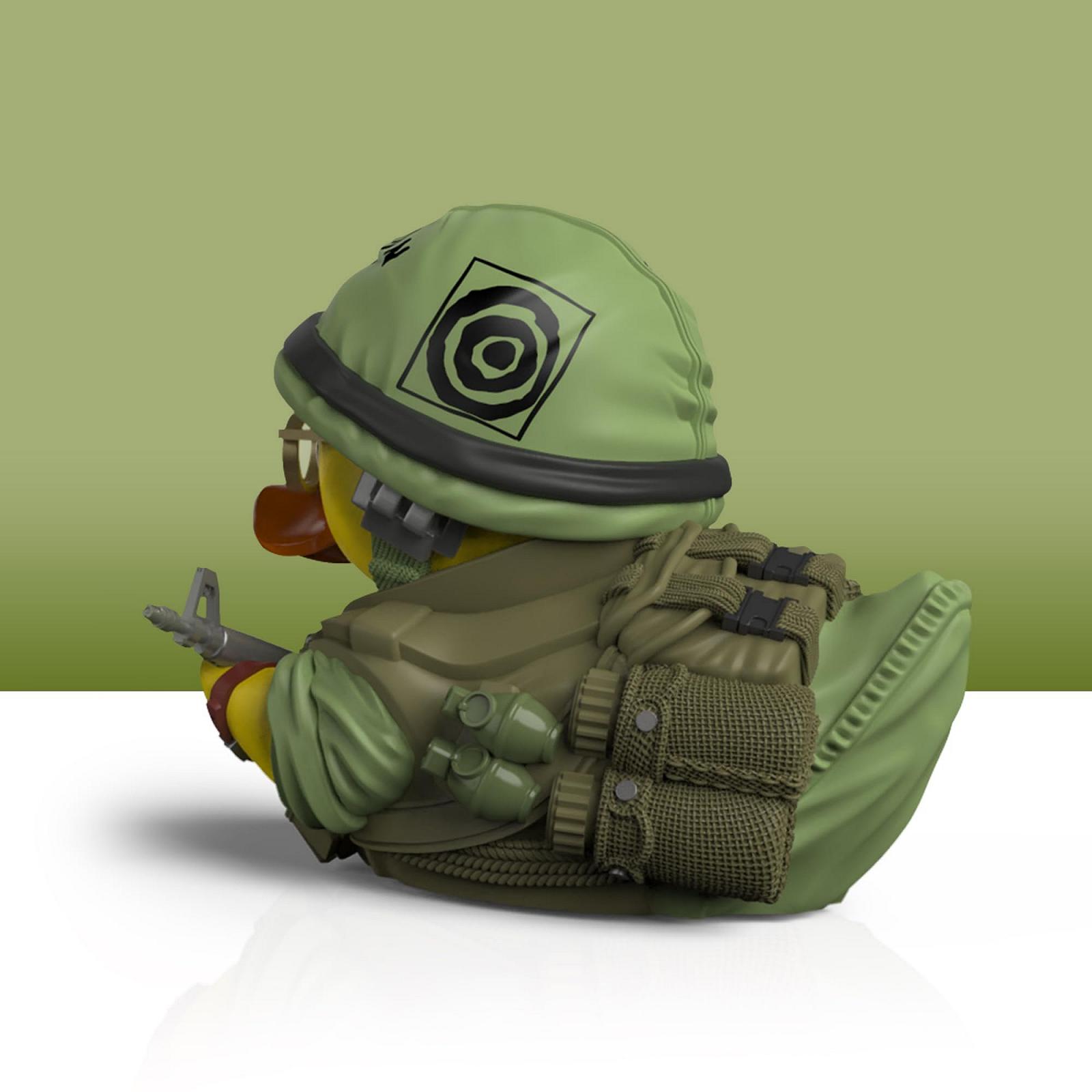 Фігурка вінілова качка SGT J.T. Davis Cosplay Rubber Duck серії TUBBZ Box Edition Kubrick Full Metal Jacket, фото №3