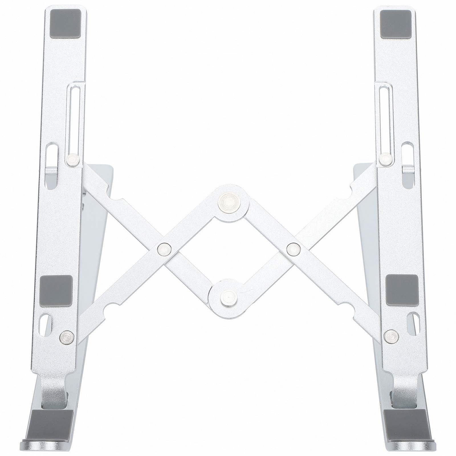 Подставка для ноутбука складная, алюминиевый сплав, подставка для компьютера с силиконовыми накладками, эргономичный держатель для ноутбука высотой до 156 дюймов, совместимая, фото №9 Подставка для ноутбука складная, алюминиевый сплав, подставка для компьютера с силиконовыми накладками, эргономичный держатель для ноутбука высотой до 156 дюймов, совместимая, фото №9