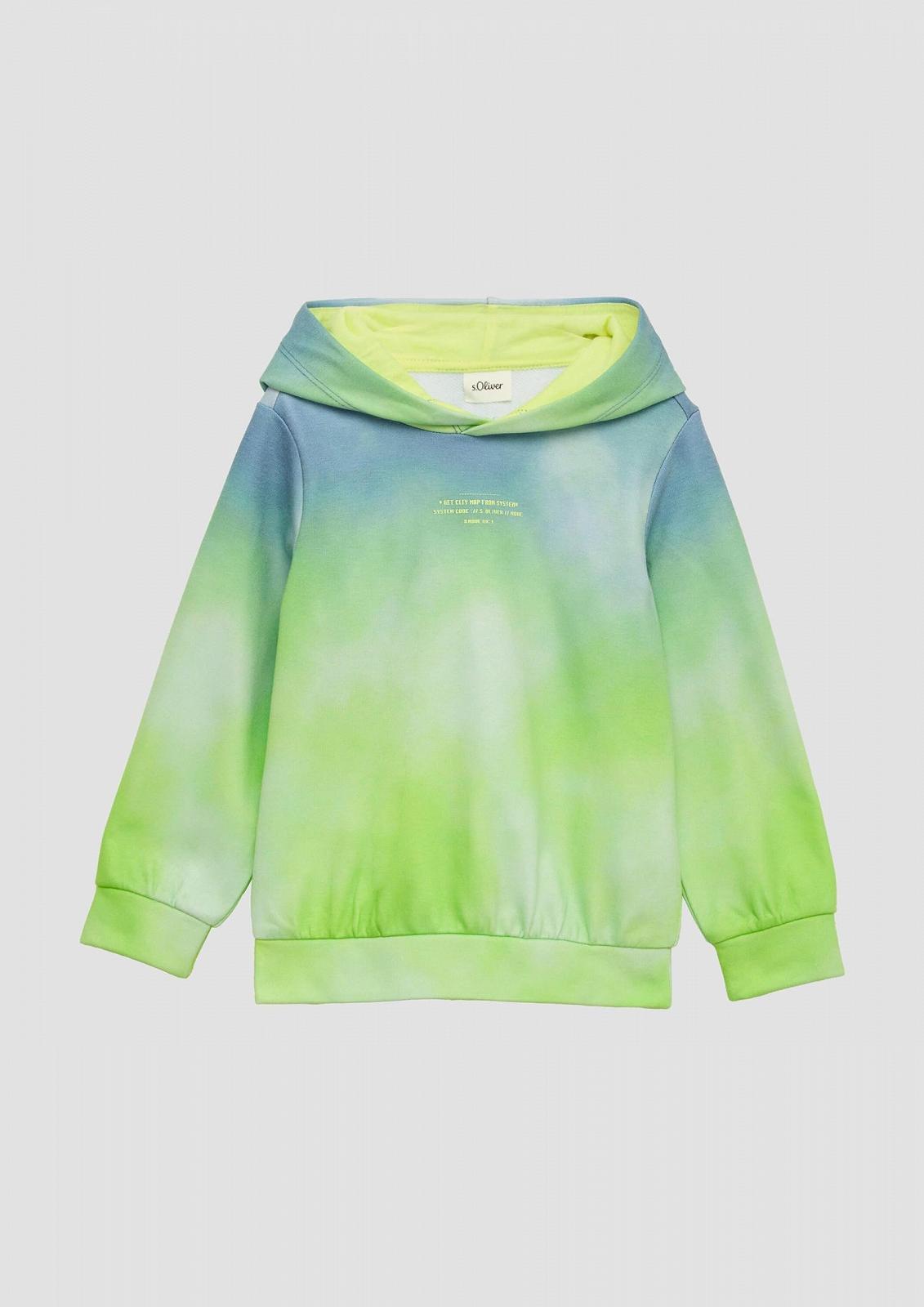 Толстовка s.Oliver с капюшоном и градиентом цвета, фото №5 Толстовка s.Oliver с капюшоном и градиентом цвета, фото №5