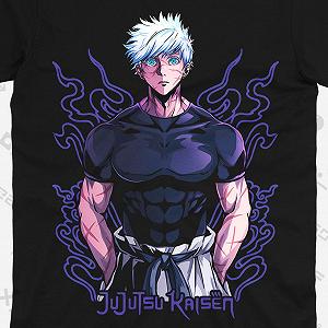 Футболка Аниме Магическая битва Годжо Сатору Satoru Gojo Jujutsu Kaisen TH126 L synthetic.ua - Фото 1